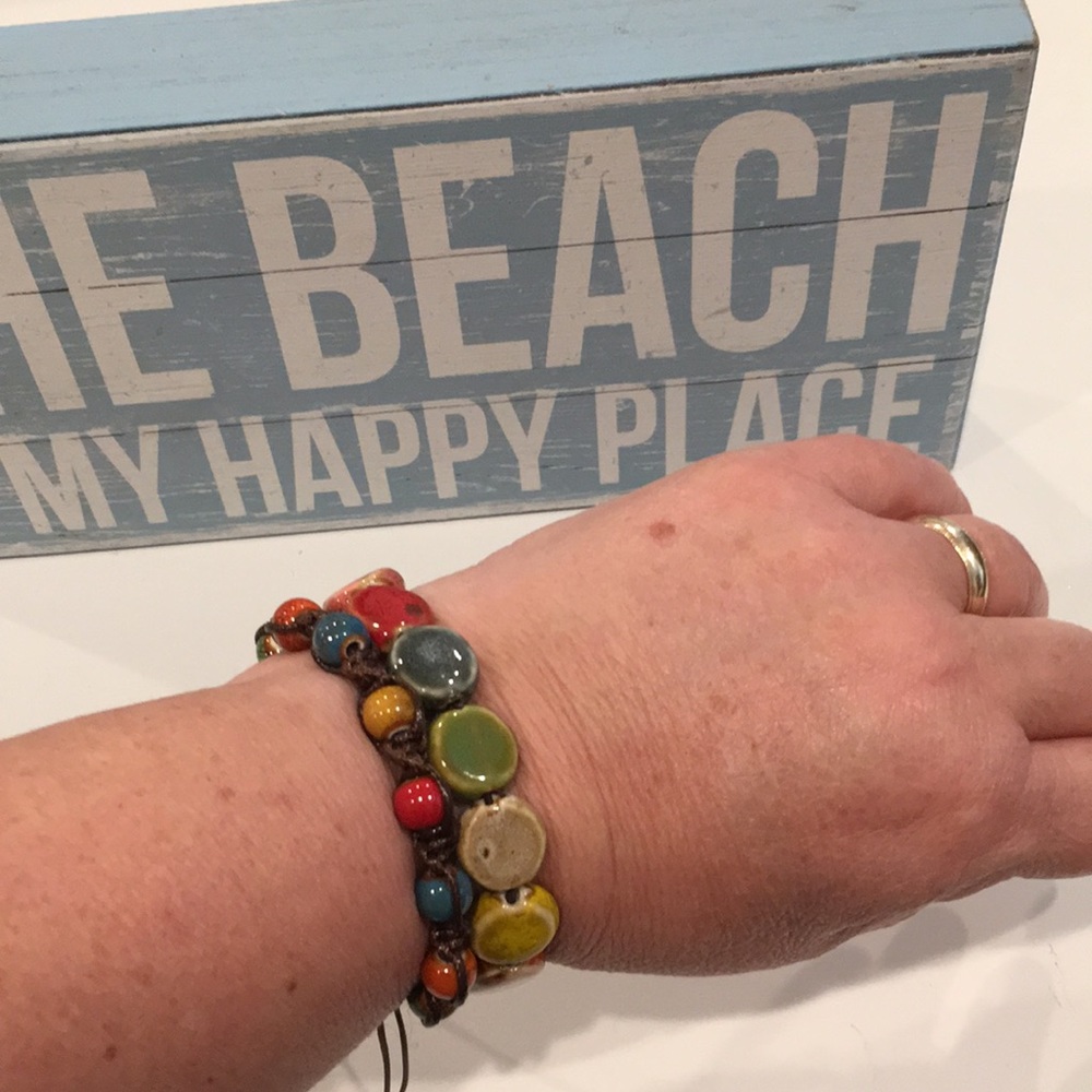 Multi Color Stretch Bracelet - Picture 4 of 4